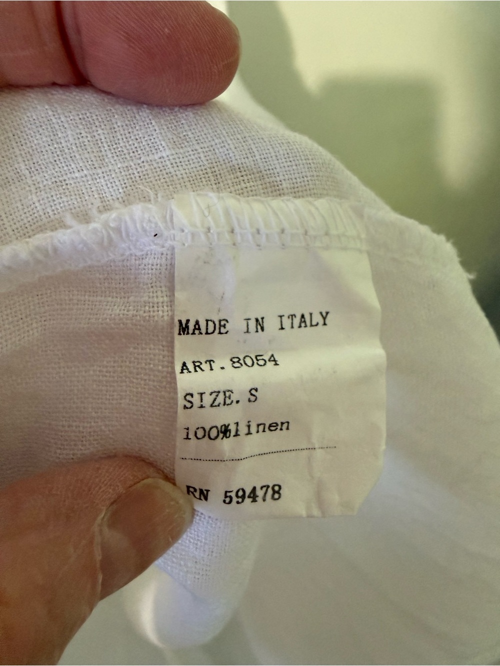 Laura Gotti Made In Italy Linen Maxi Dress Beach Cover Up flaw - Picture 3 of 11